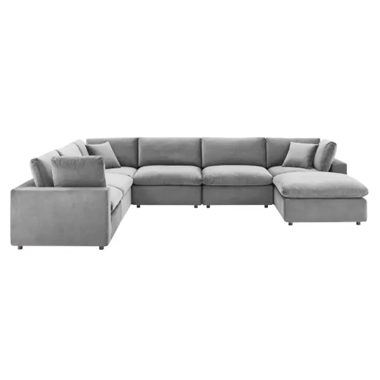 6-7-seater sectional couch cleaning price card in Atlanta, GA for large sofa and upholstery cleaning service.
