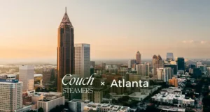 Atlanta, GA city skyline preview image for upholstery cleaning and sofa cleaning local service page on the Couch Steamers multi-city website.