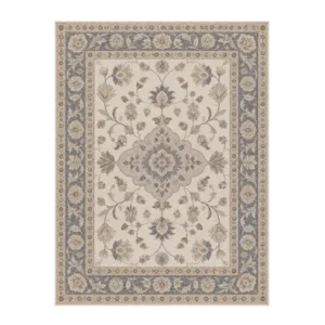 Beautiful oriental area rug looking fresh after rug cleaning, where we gently remove deep dirt, dust, and stains from the fibers.