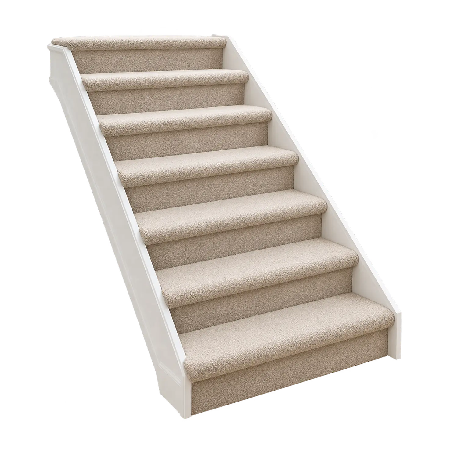 Carpeted stairs cleaned step by step. Couch Steamers offers eco friendly rug cleaning that is safe for kids and pets.
