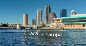 Tampa, FL downtown skyline and waterfront preview image for the local upholstery cleaning and sofa cleaning service page on the Couch Steamers multi-city website.